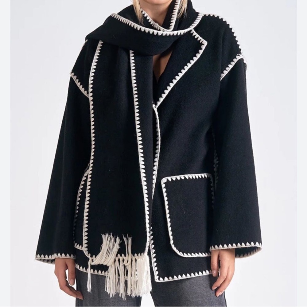 Vici Collection Scarf Jacket - image 1